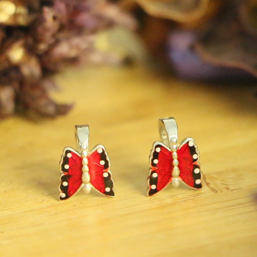 925 Sterling Silver Butterfly 曆 for CHILDREN 戮 - Picture 3 of 7